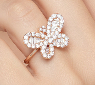Butterfly Design Rings