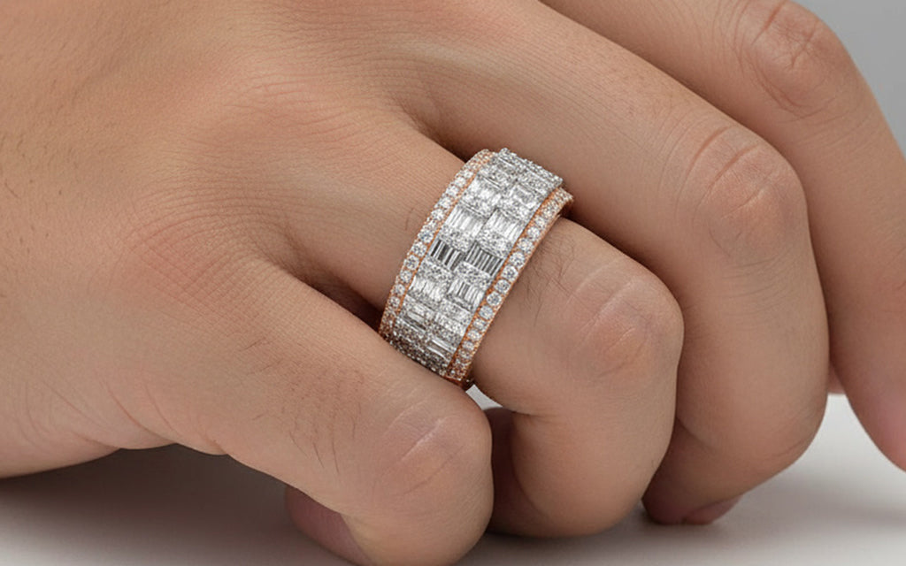 Multi-Row Diamond Rings