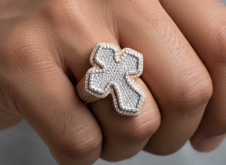 Cross Design Rings
