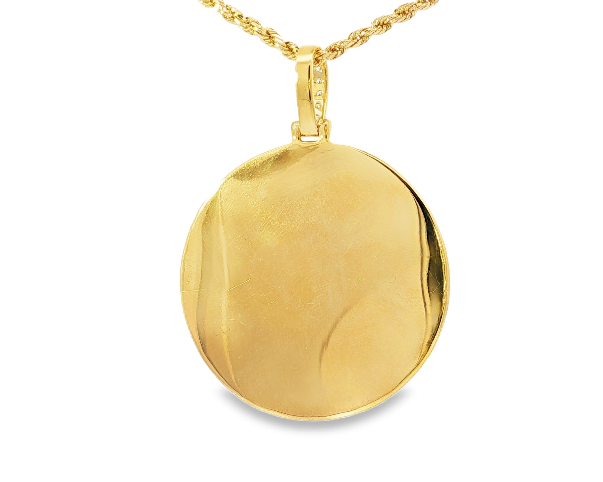 10k Diamond Memory Charm Pendant with Round - Cut 1.74 CT - AVI THE JEWELER