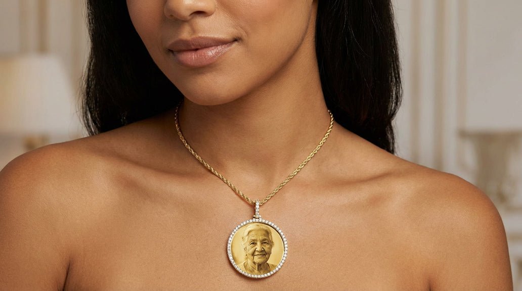 10k Diamond Memory Charm Pendant with Round - Cut 1.74 CT - AVI THE JEWELER