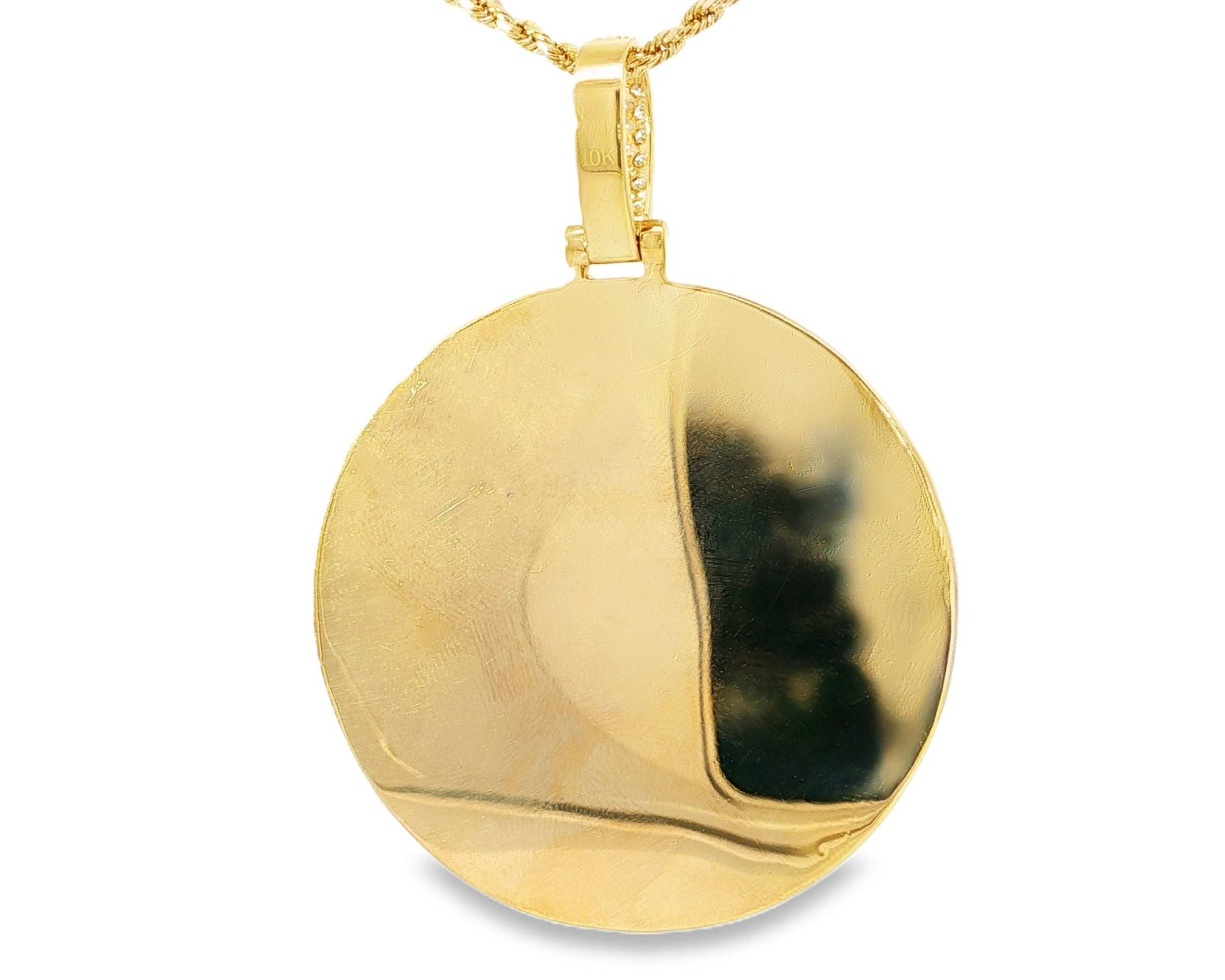 10k Diamond Memory Charm Pendant with Round - Cut 2.60 CT - AVI THE JEWELER