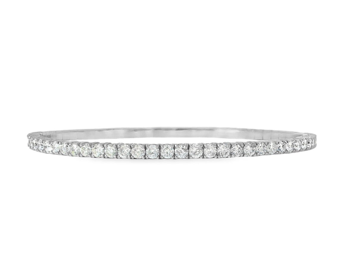 10k Gold Diamond Bracelet with Round - Cut Design 2.15ct - AVI THE JEWELER