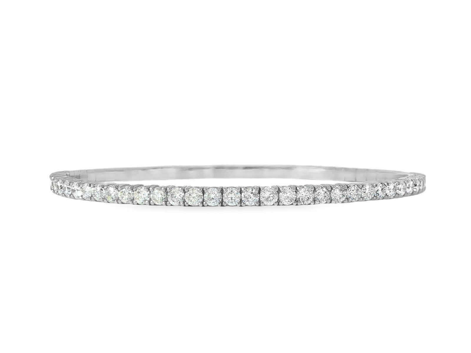 10k Gold Diamond Bracelet with Round - Cut Design 2.15ct - AVI THE JEWELER