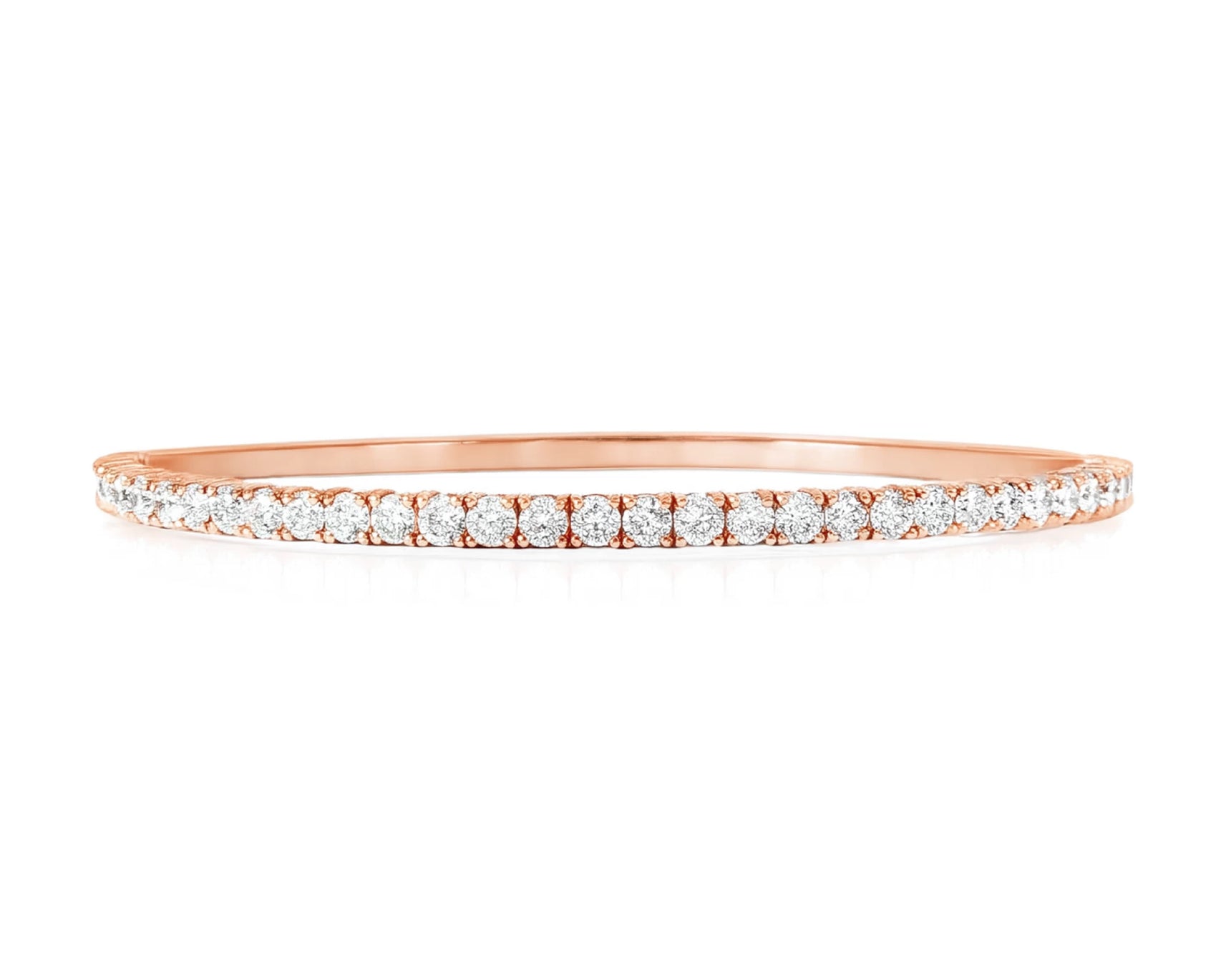 10k Gold Diamond Bracelet with Round-Cut Design 2.15ct – lifestyle 4666