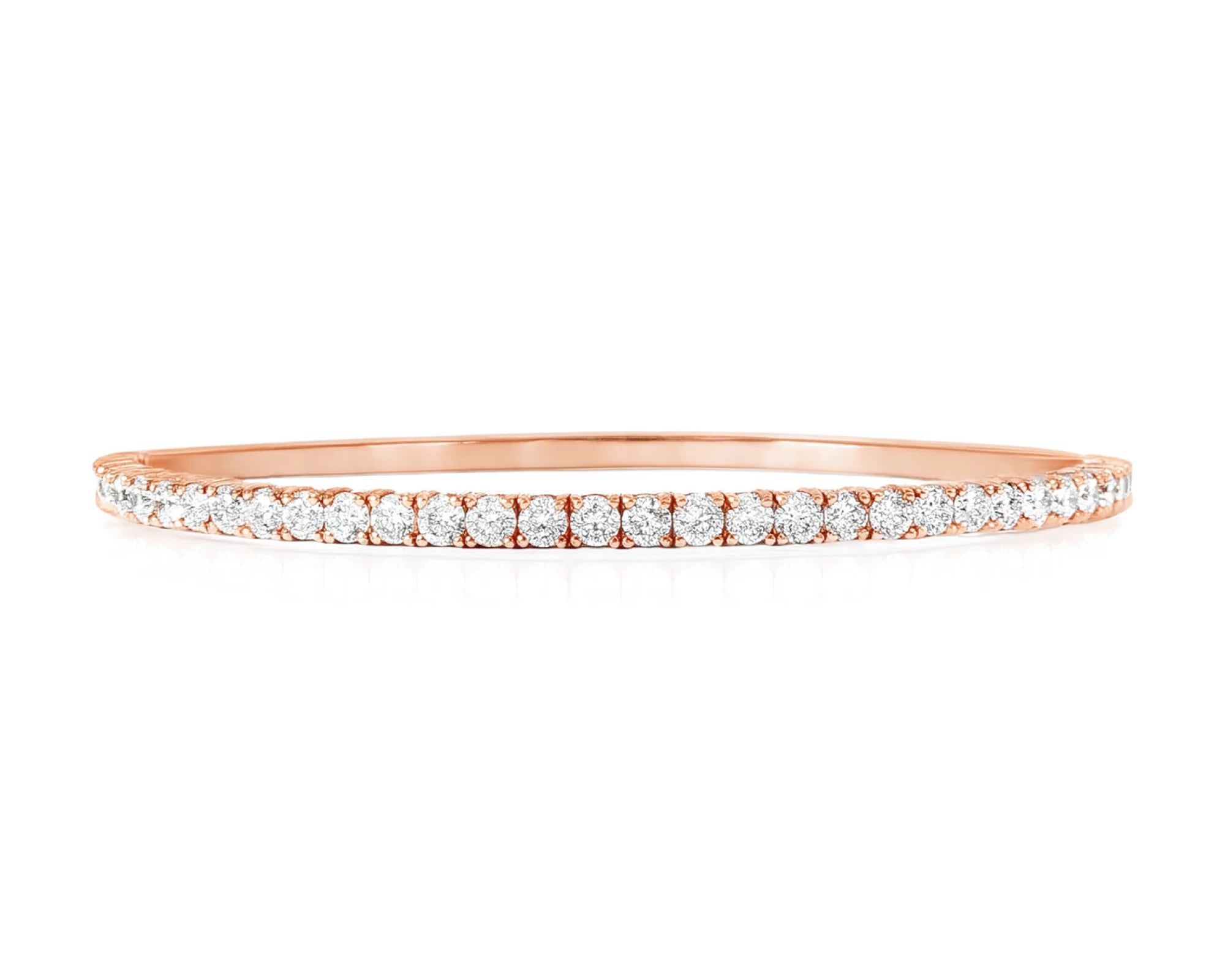 10k Gold Diamond Bracelet with Round-Cut Design 2.15ct – lifestyle 4666