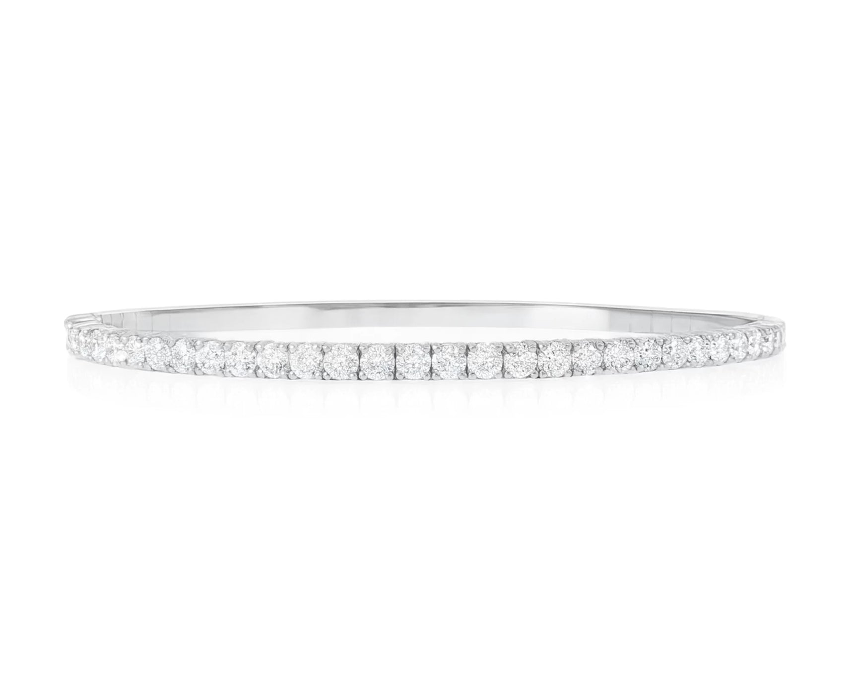 10k Gold Diamond Bracelet with Round-Cut Design 2.15ct – lifestyle 4667