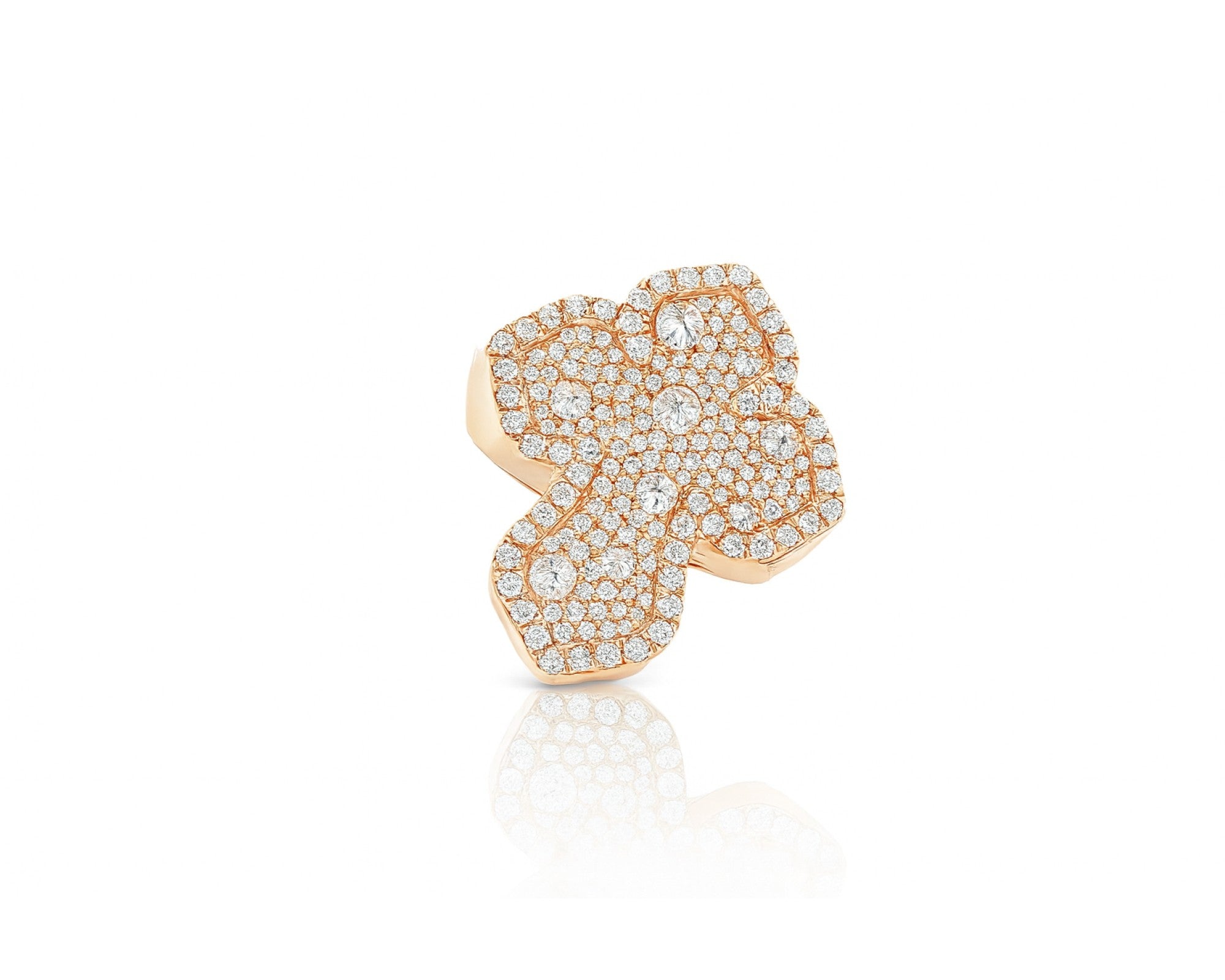 10k Gold Diamond Crucifix Ring with Pavé Round Accents 2.25ct – lifestyle 1350