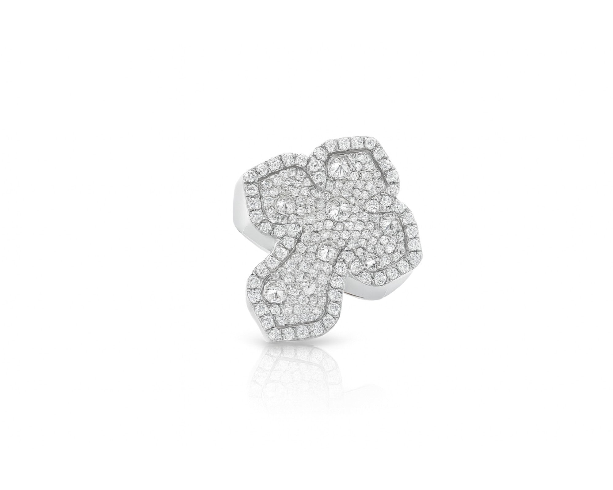 10k Gold Diamond Crucifix Ring with Pavé Round Accents 2.25ct – lifestyle 1353