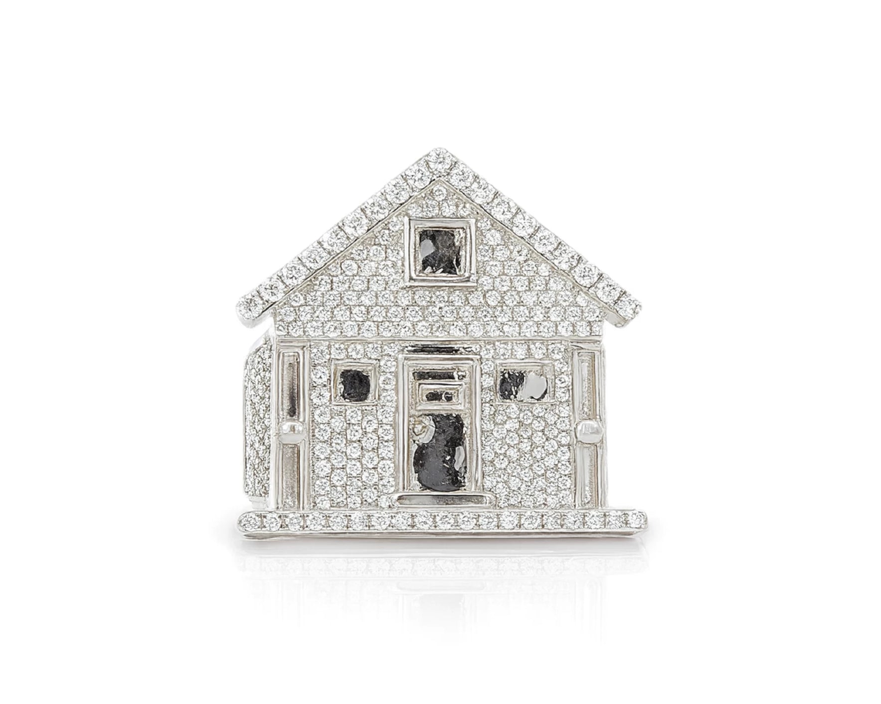 10k Gold Diamond House-Shaped Ring with Round Cut Accents 2.25ct – lifestyle 546