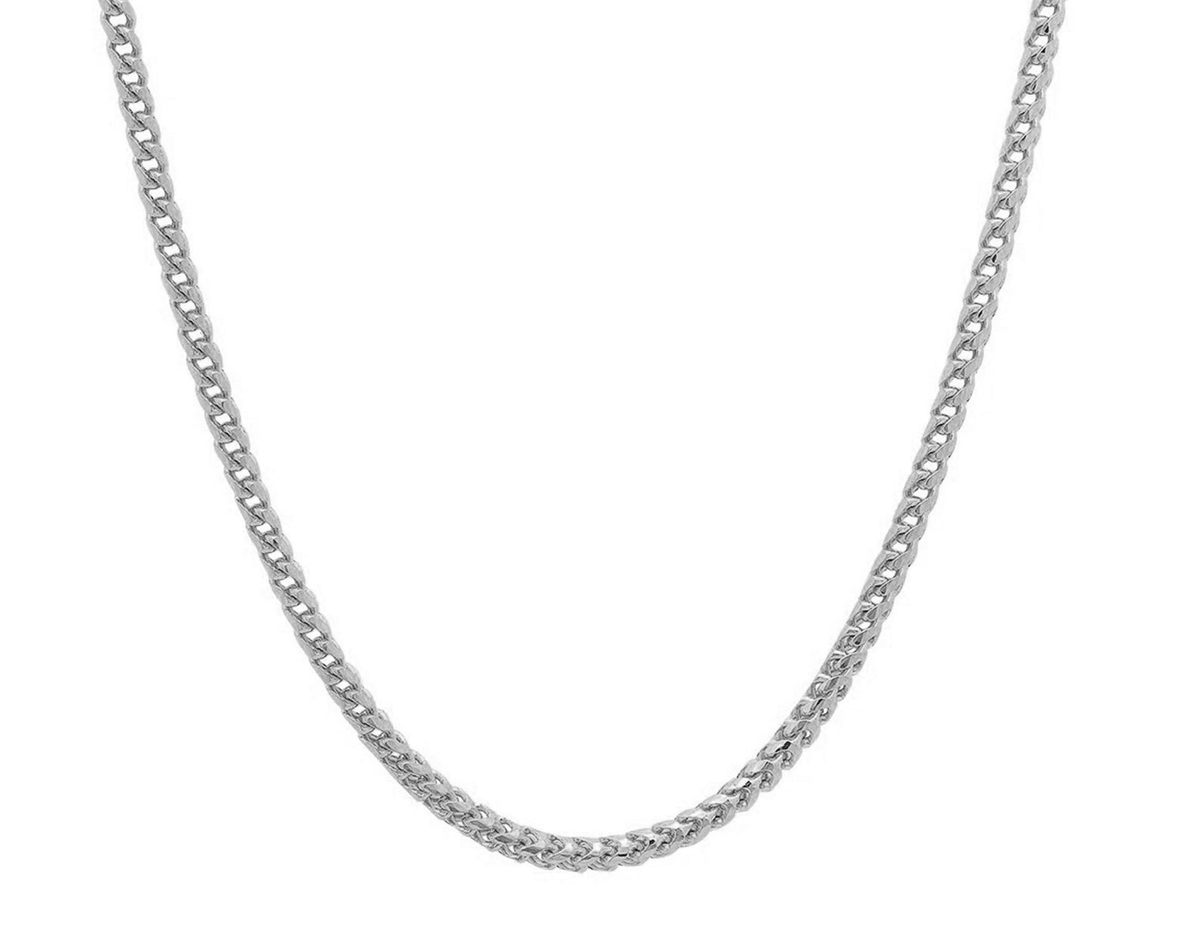 10k Hollow Gold Diamond - Cut Franco Chain Necklace 4.0mm - AVI THE JEWELER
