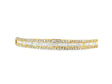 14k Gold Diamond Bracelet with Emerald-Cut & Round Design 3ct