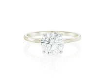 14k Gold Diamond Engagement Ring with Round Brilliant-Cut Solitaire Design 1.55 CT