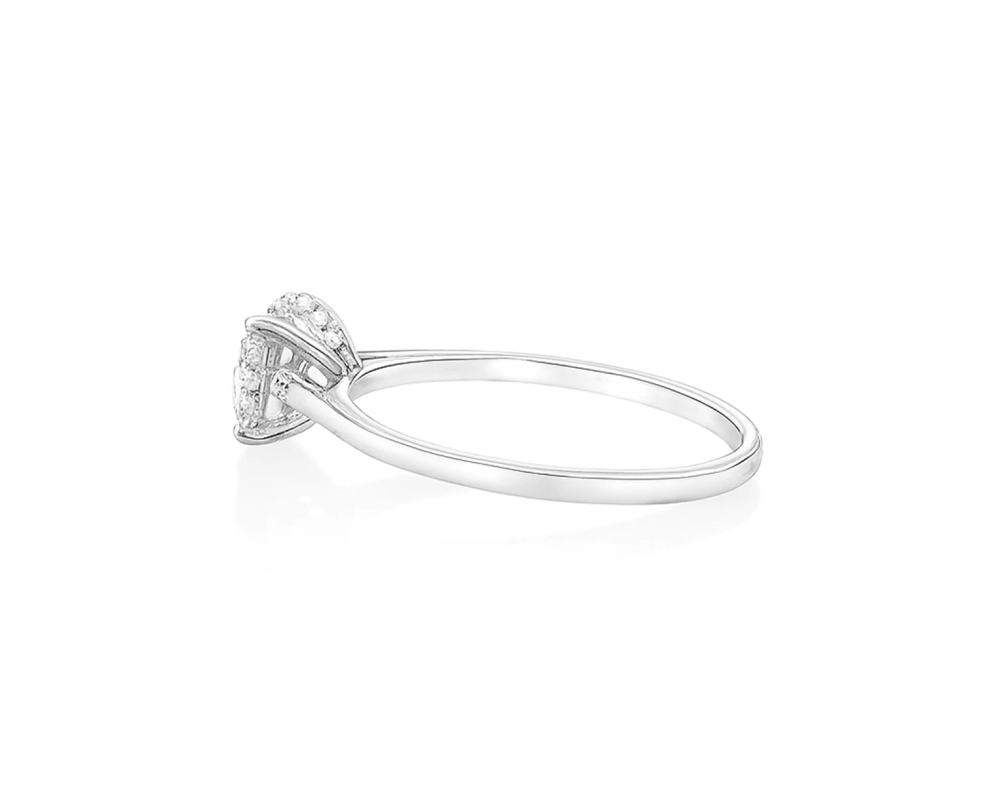 14k Gold Diamond Engagement Ring with Round Brilliant-Cut Solitaire Design 1.55 CT – lifestyle 1797