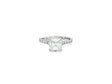 14k Gold Diamond Solitaire Ring with Emerald-Cut Center 2.62ct