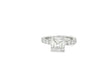 14k Gold Diamond Solitaire Ring with Emerald-Cut Center Stone 2.13ct