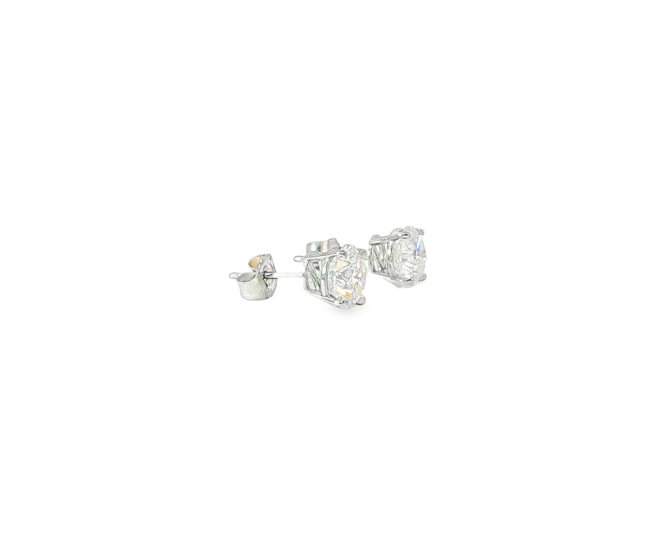 14k Gold Diamond Stud Earrings with Classic 4 - Prong Design 2.07ct - AVI THE JEWELER