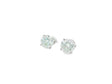 14k Gold Diamond Stud Earrings with Classic 4-Prong Design 5.17ct