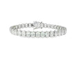 14k Gold Diamond Tennis Bracelet with Oval-Cut Design 17.83ct