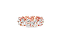 14k Gold Eternity Ring with Round Brilliant Cut Diamonds 5.00ct