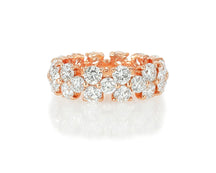 14k Gold Eternity Ring with Round Brilliant Cut Diamonds 5.00ct