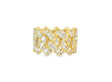 14k Gold Full Eternity Cuban Link with Baguette and Round Diamonds 3.75ct