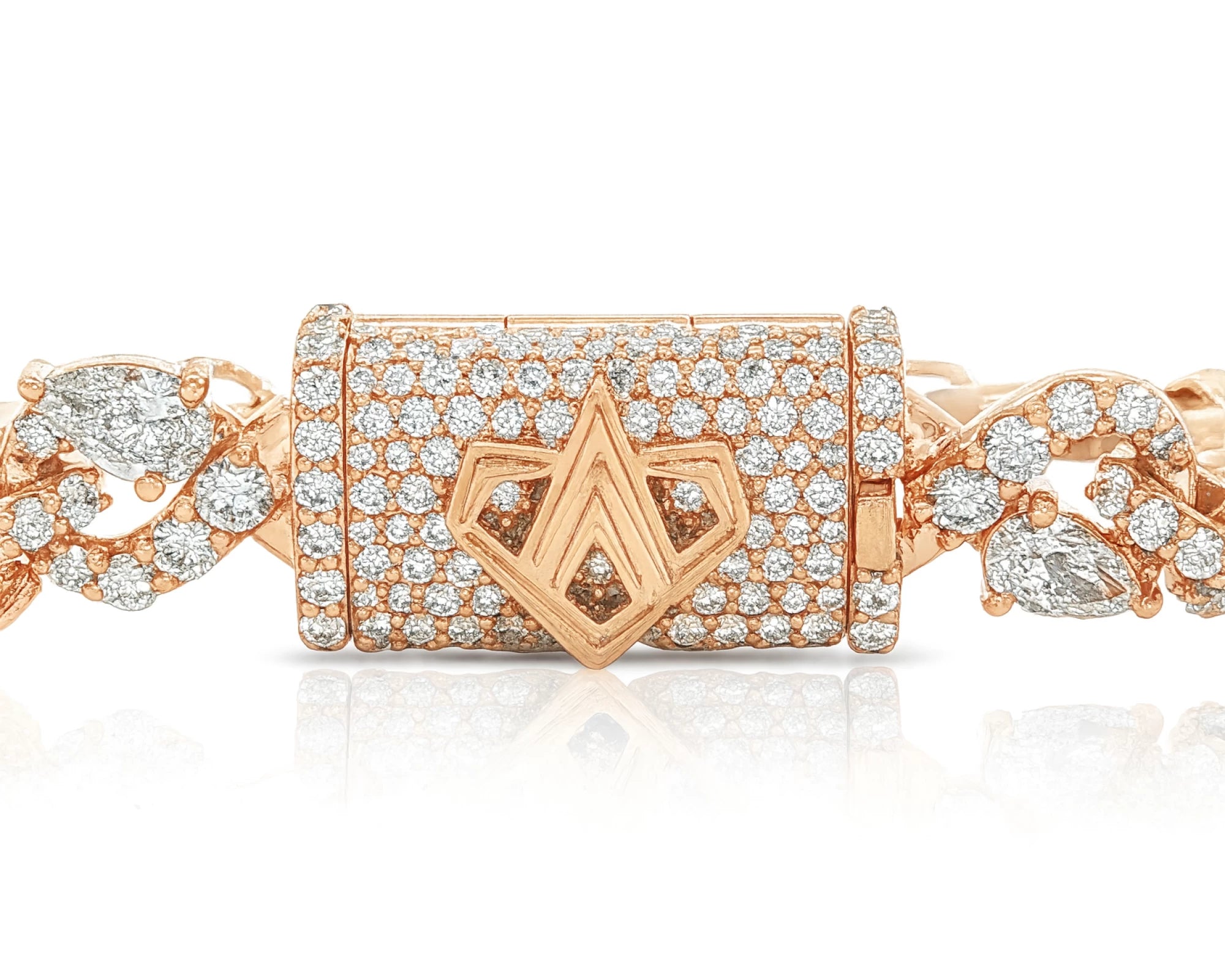 14K Gold Lab Ground Diamond Bracelet Twisted Design 13.20 CT – lifestyle 205