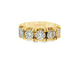 14k Gold Multi-Stone Diamond Ring with Round Brilliant Cut 2.93ct