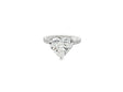 14k Heart Cut Petite Micropavé Engagement Ring 4.78 CT