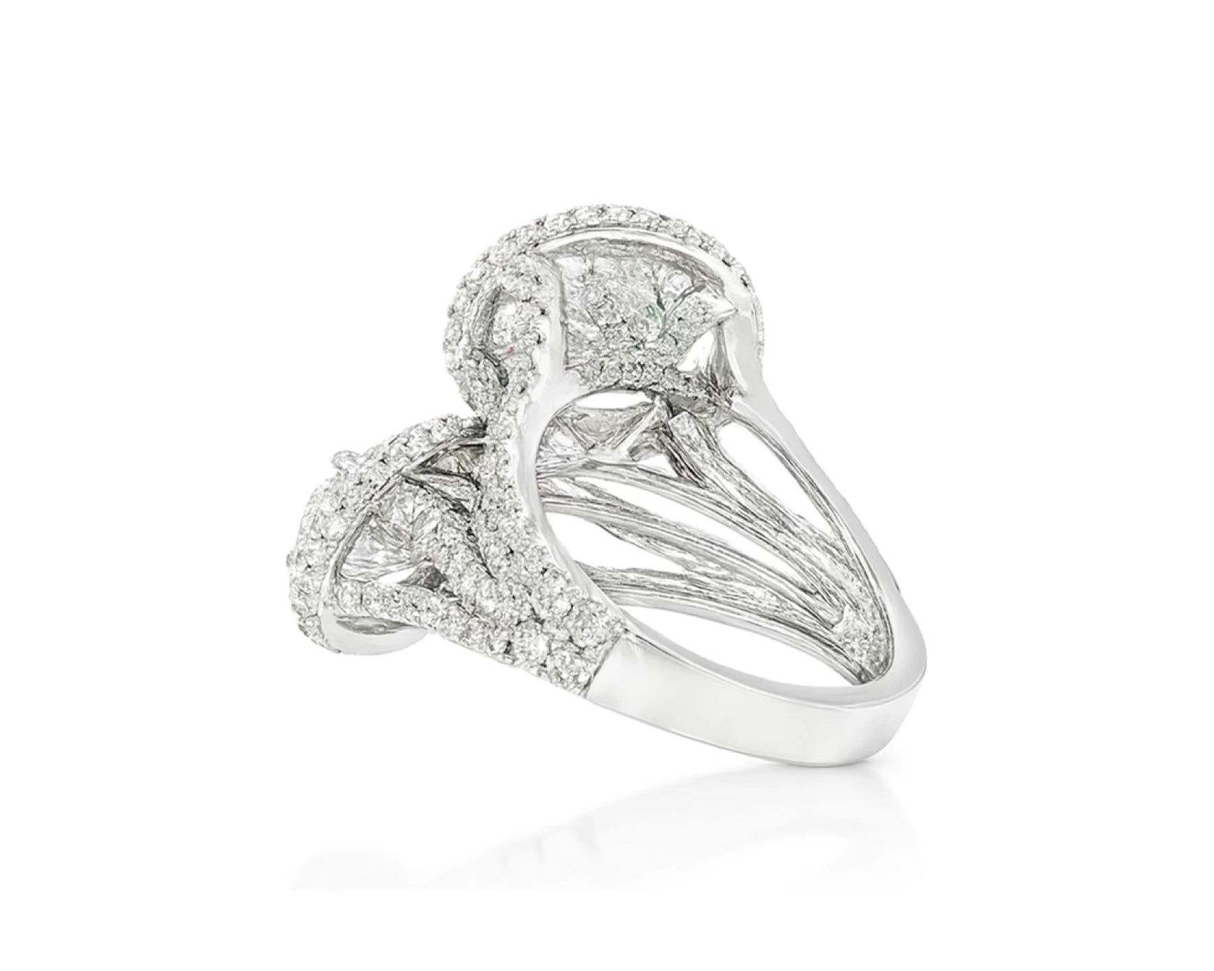 14k Oval Double Halo Split-Shank Engagement Ring 5.14 CT – lifestyle 2395