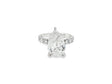 14k Pear Cut Micropavé Engagement Ring 5.02 CT