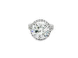 14k Round Cut Double Halo Diamond Engagement Ring 8.5 CT