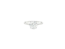 14k Gold Diamond Engagement Ring with Round Brilliant-Cut Solitaire Design 1.55 CT