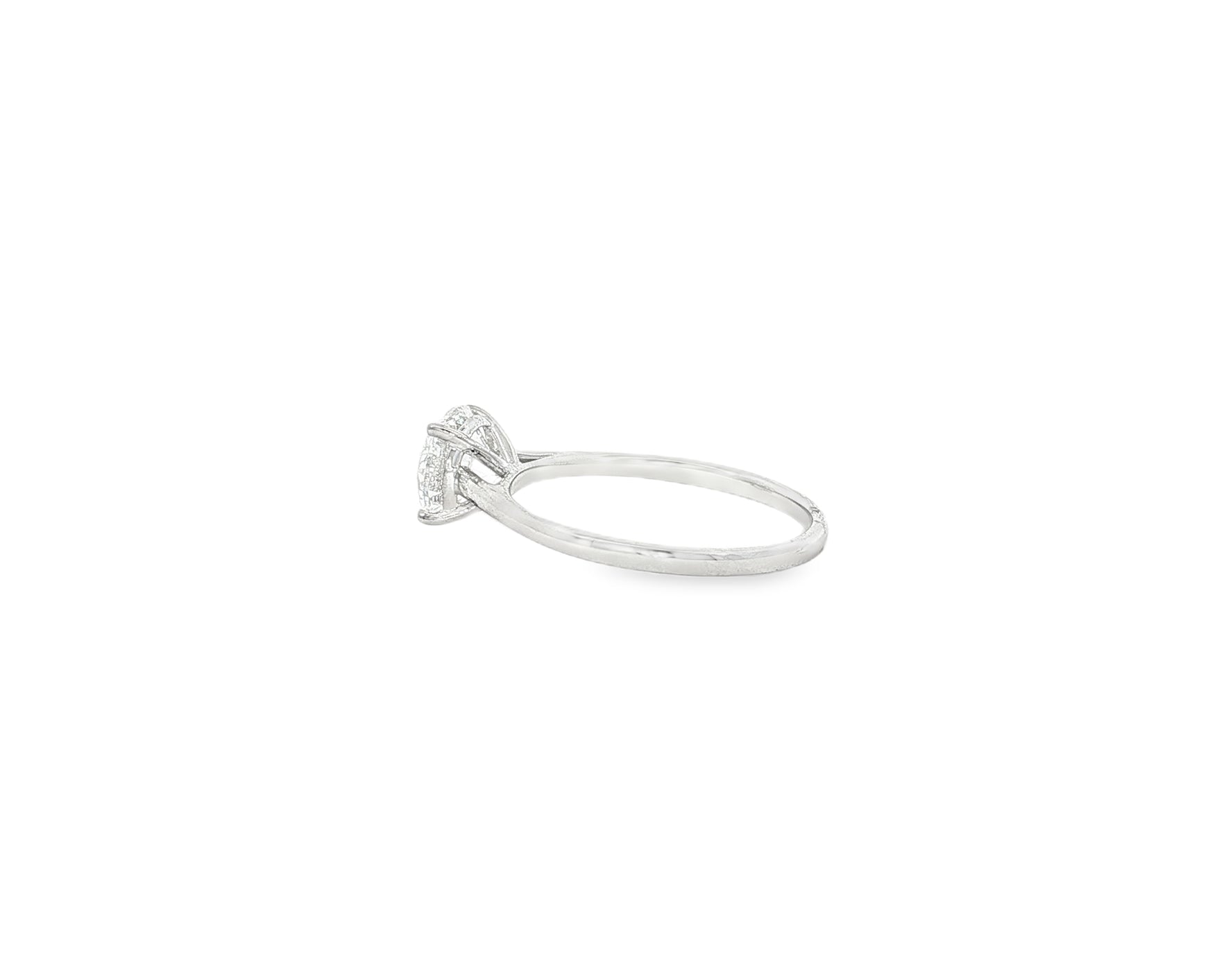14k Gold Diamond Engagement Ring with Round Brilliant-Cut Solitaire Design 1.55 CT