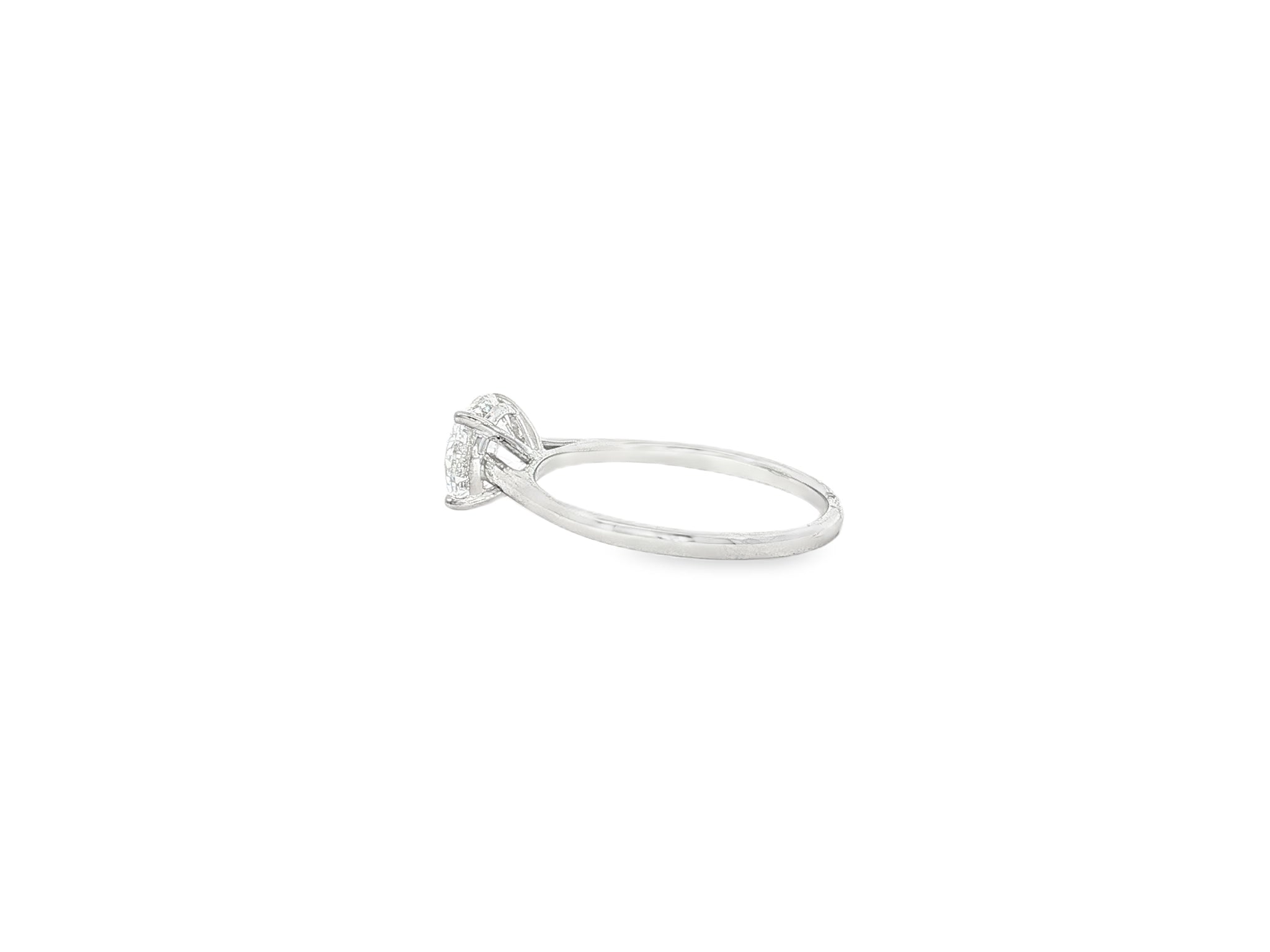 14k Gold Diamond Engagement Ring with Round Brilliant-Cut Solitaire Design 1.55 CT