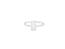 14k Gold Diamond Solitaire Ring with Oval-Cut Center Stone 0.60ct
